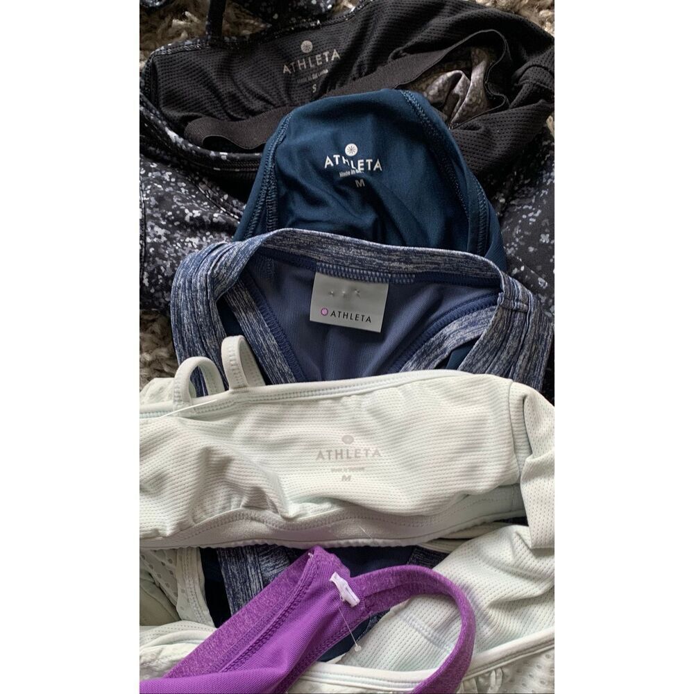 5 piece ATHLETA TANK TOP LOT MIX BUNDLE RESELLER WHOLESALE - Picture 3 of 4